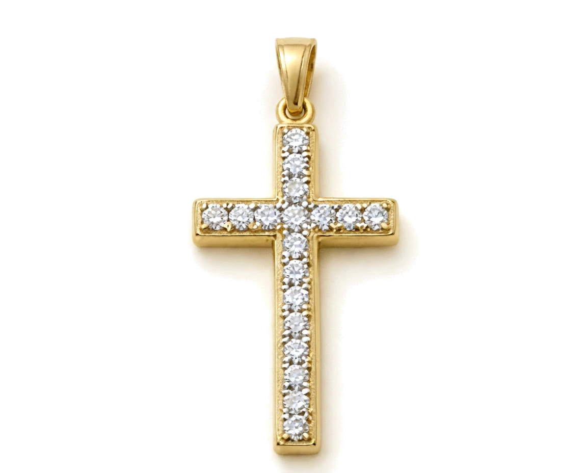 Cruz con Diamantes