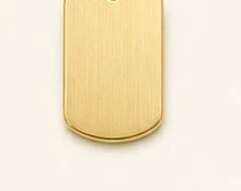 Dije Placa Militar — detalle