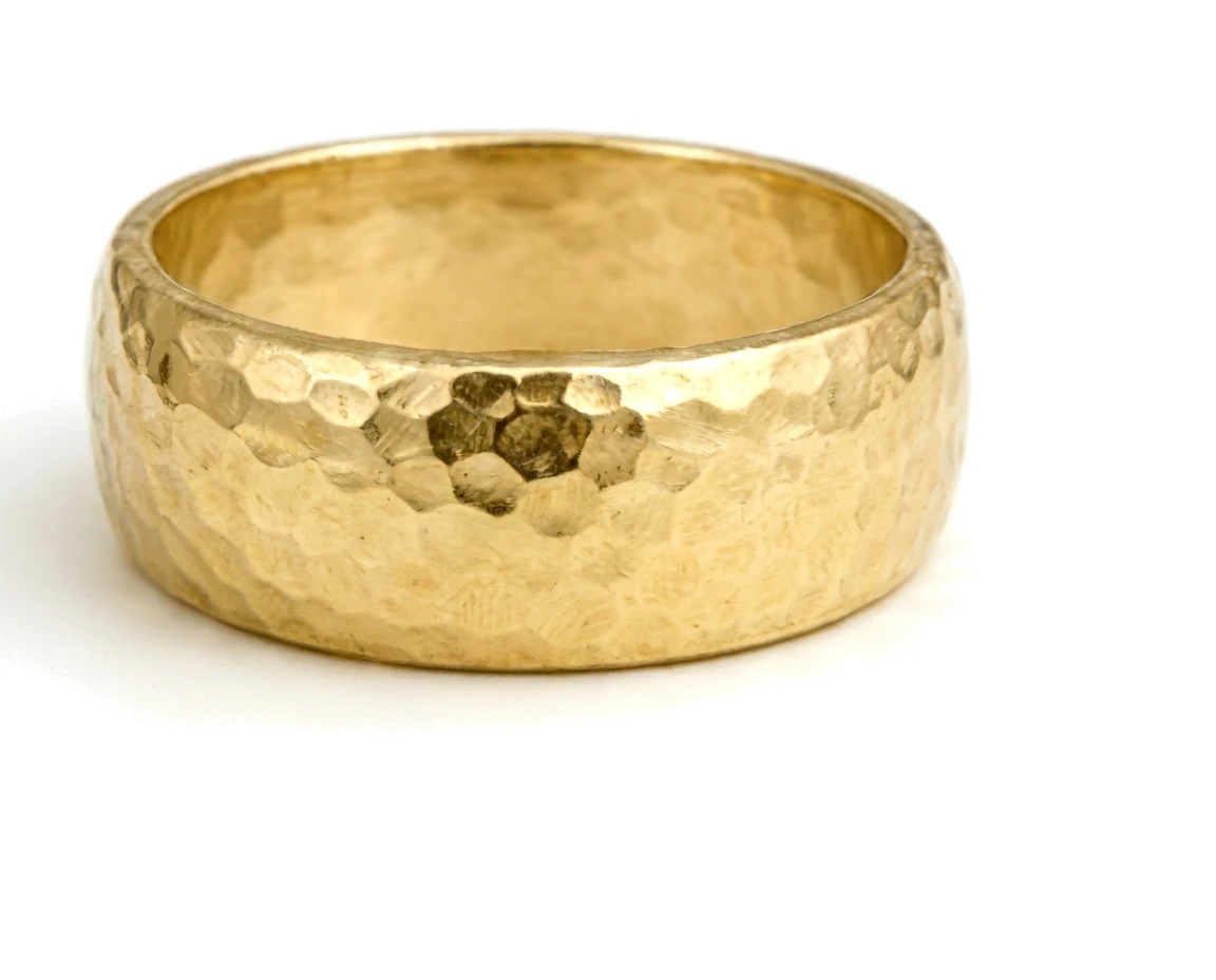 Anillo Textura Martillada