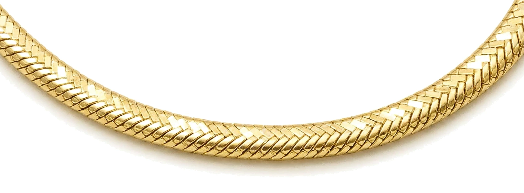 Cadena Serpiente diamantada — detalle