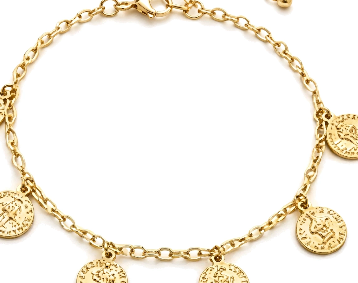 Tobillera de Monedas — detalle