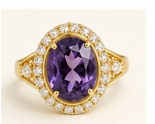 Anillo Cóctel con Gema