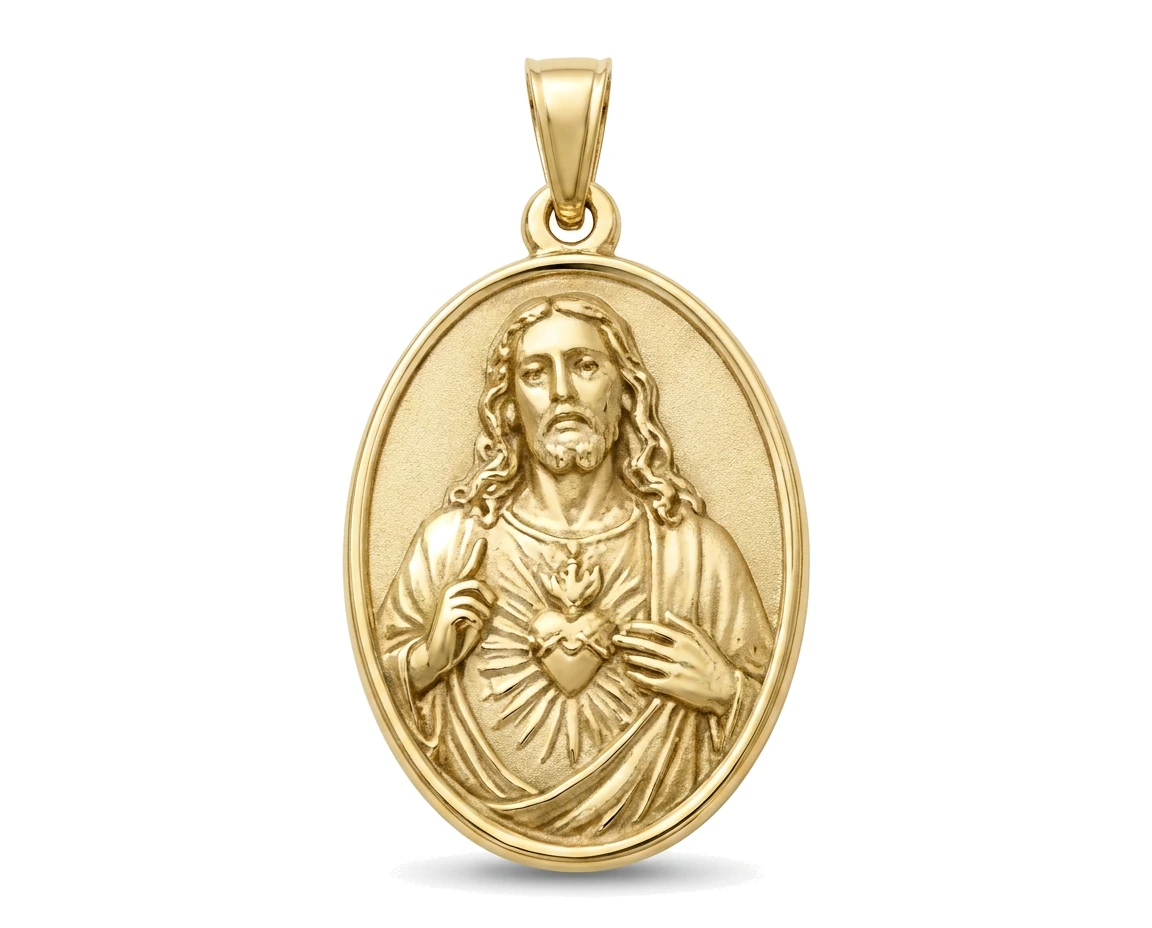 Medalla Sagrado Corazón — detalle