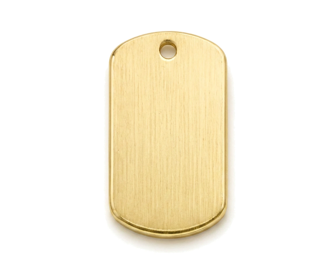 Dije Placa Militar — detalle