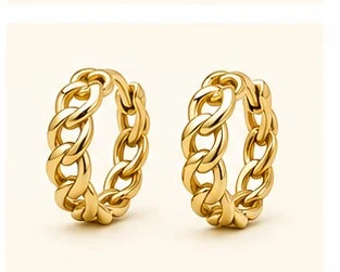 Arete Huggie Cubano
