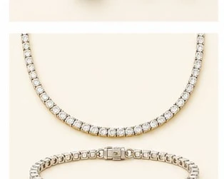 Juego Collar y Manilla Tennis