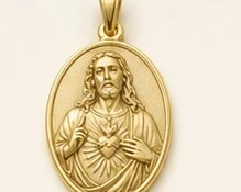 Medalla Sagrado Corazón — detalle
