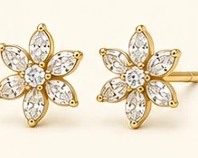 Arete de Flor — detalle