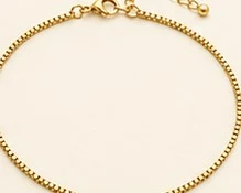 Tobillera Veneciana Box — detalle
