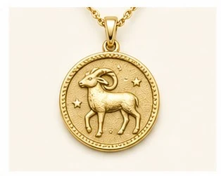 Dije Medallón Zodiacal