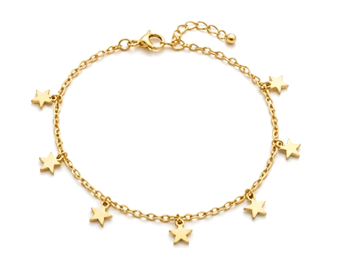 Tobillera con Charm de Estrella