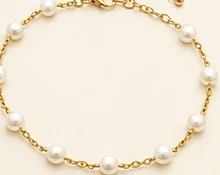 Tobillera de Perlas — detalle
