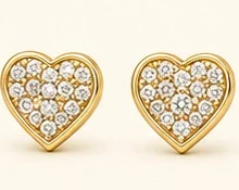 Arete de Corazón — detalle