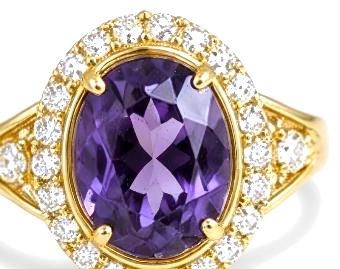Anillo Cóctel con Gema — detalle