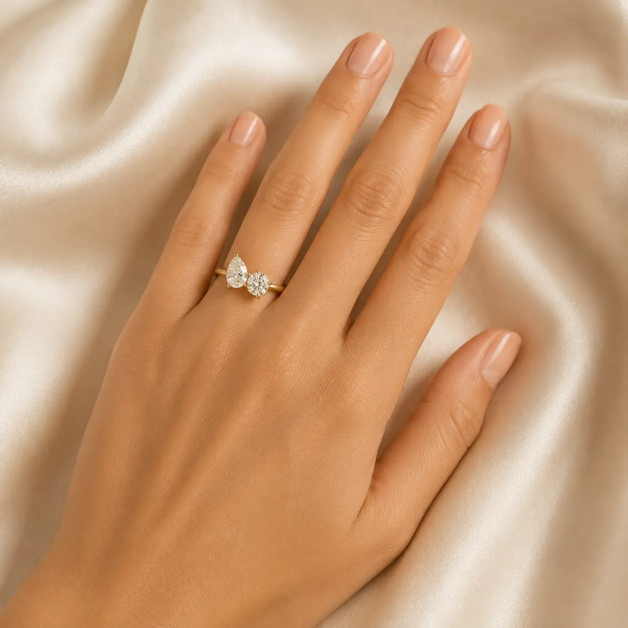 Anillo de Compromiso Toi et Moi