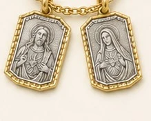 Escapulario de Dos Medallas — detalle