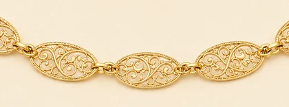 Cadena de Filigrana — detalle