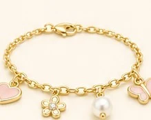 Manilla Infantil de Charms — detalle