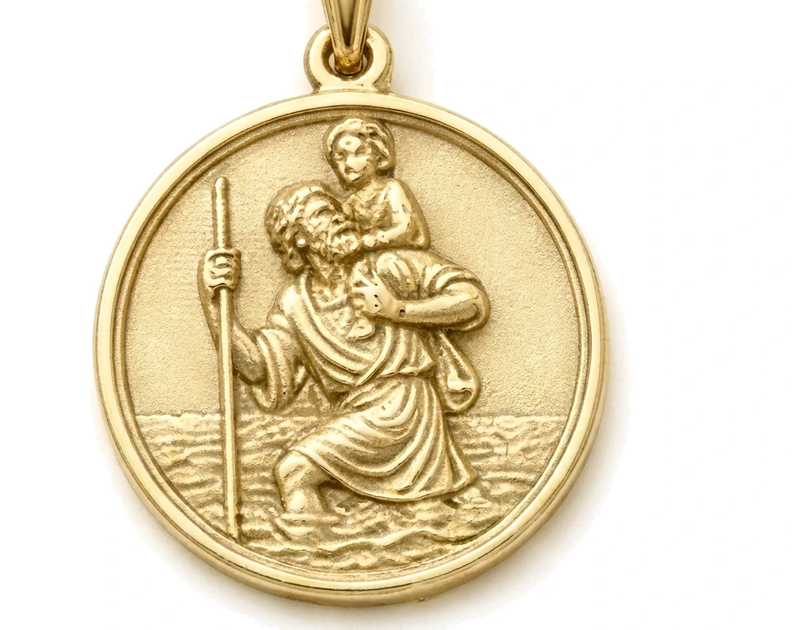 Medalla San Cristóbal — detalle