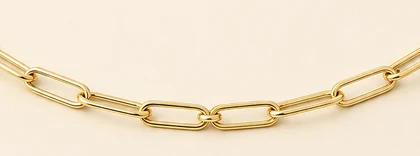 Cadena Paperclip — detalle