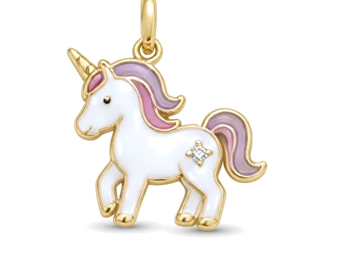 Dije Infantil de Unicornio — detalle