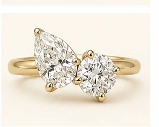 Anillo de Compromiso Toi et Moi