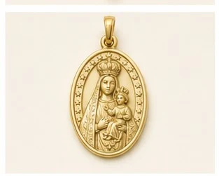 Medalla Virgen de la Caridad del Cobre