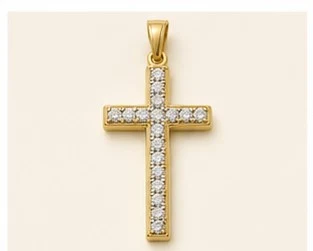 Cruz con Diamantes
