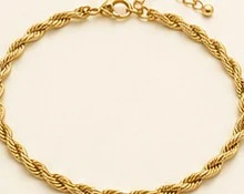Tobillera Torcida Rope — detalle