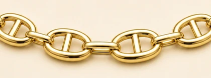 Cadena Marinera abombada — detalle