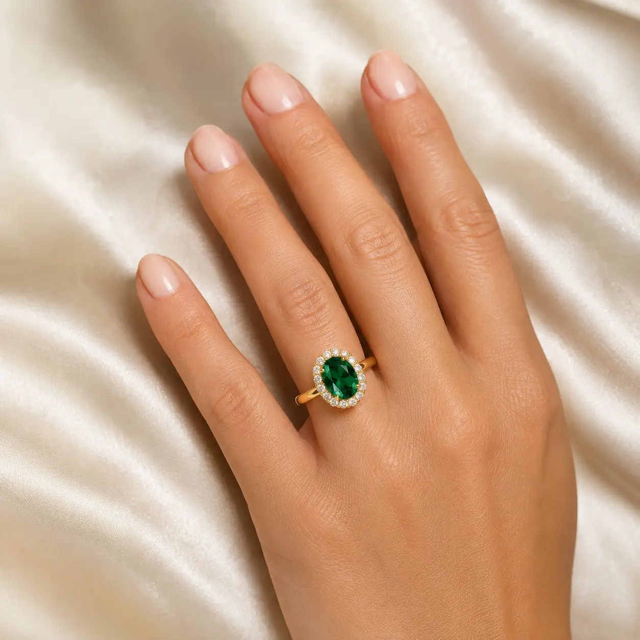 Anillo Cóctel con Gema