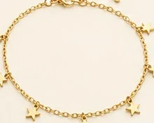 Tobillera con Charm de Estrella — detalle