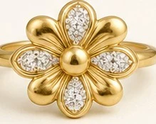 Anillo Floral — detalle
