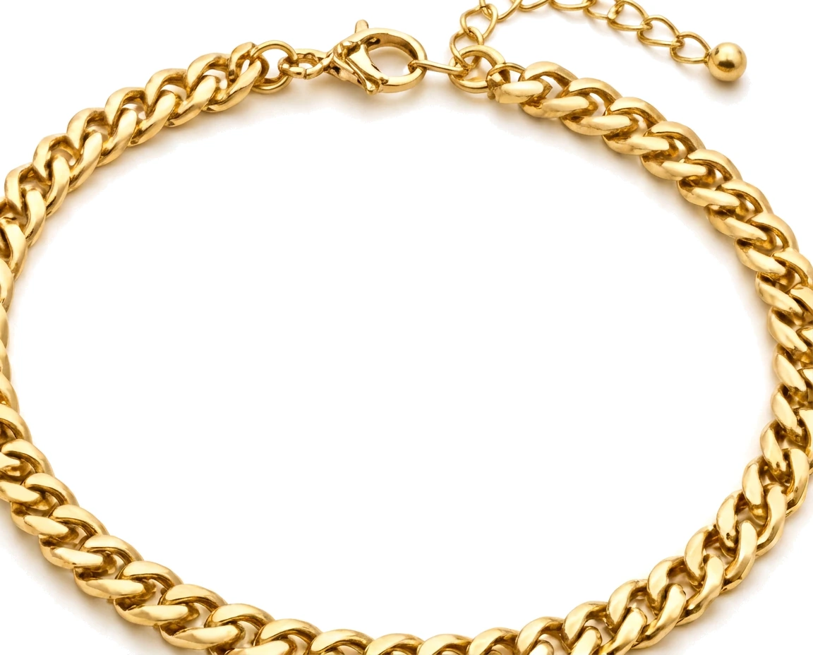 Tobillera Barbada Curb — detalle