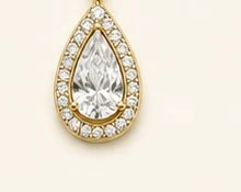 Dije Gota de Diamantes — detalle