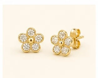 Broqueles Infantiles de Flor