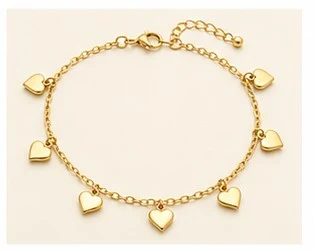 Tobillera con Charm de Corazón