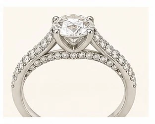 Anillo de Compromiso Catedral con Pavé