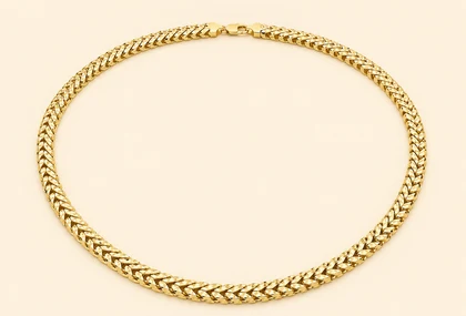 Cadena Franco diamantada
