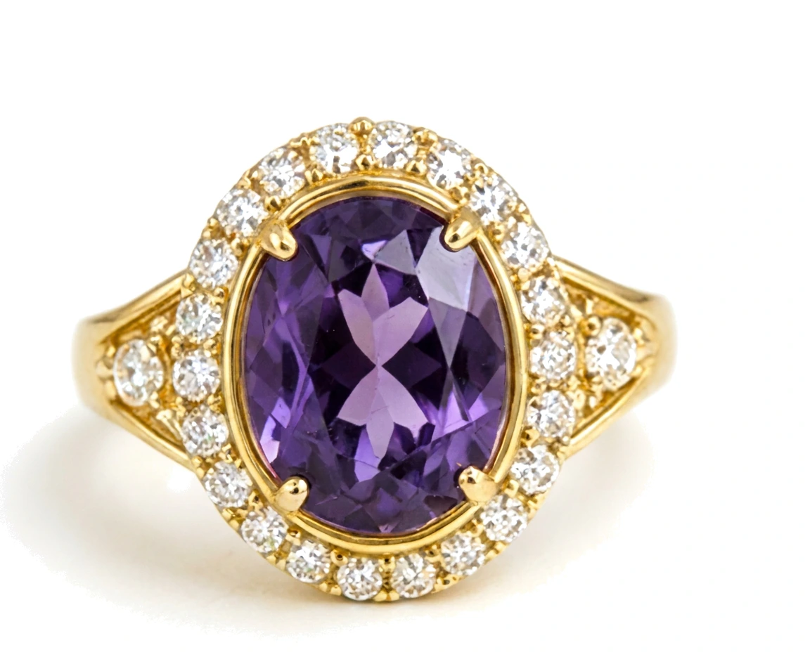 Anillo Cóctel con Gema