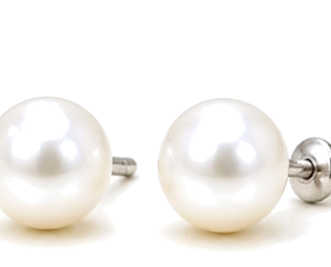 Arete Broquel de Perla — detalle