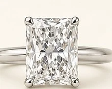 Anillo de Compromiso Solitario Radiant — detalle