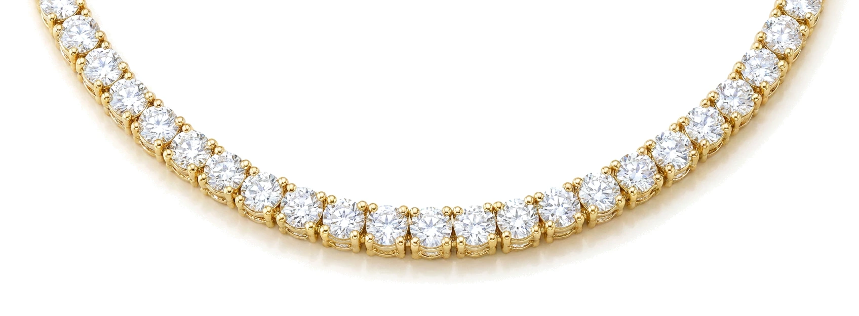 Cadena Tennis de diamantes — detalle