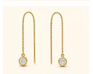 Arete Threader de Cadena Pasante
