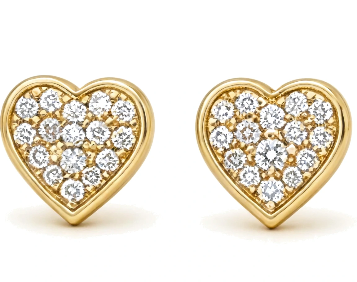 Arete de Corazón — detalle