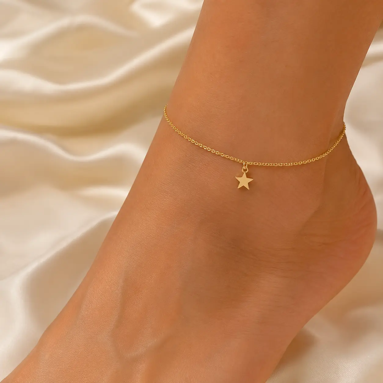 Tobillera con Charm de Estrella